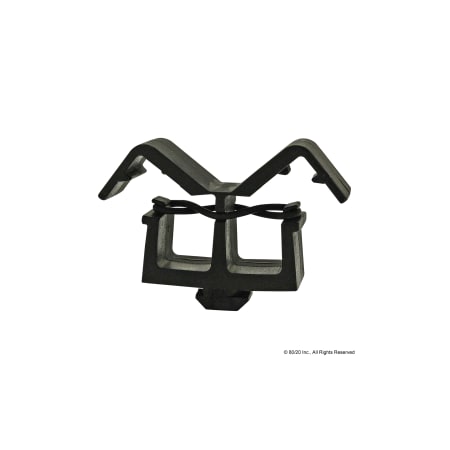 Cable/Tube Clip 1/4 Turn Nylon Blk MPN:12321