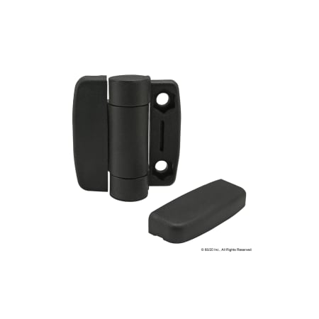 Standard Detent Hinge Notab Nylon Blk MPN:12322