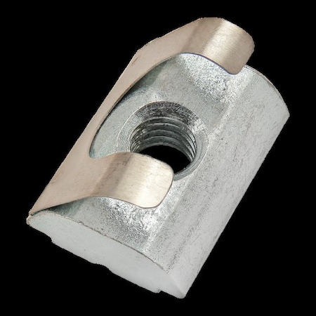Roll In T-Nut, Steel, Zinc-Plated MPN:13091