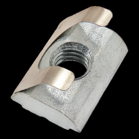 Roll In T-Nut, Steel, Zinc-Plated MPN:13093