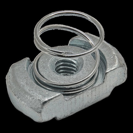 Drop in T-Nut, Steel, Zinc-Plated MPN:13106