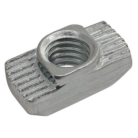 Drop in T-Nut, Steel, Zinc-Plated MPN:13117
