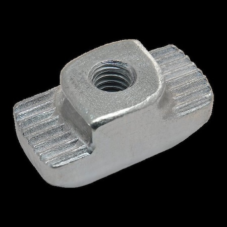Drop in T-Nut, Steel, Zinc-Plated MPN:13123
