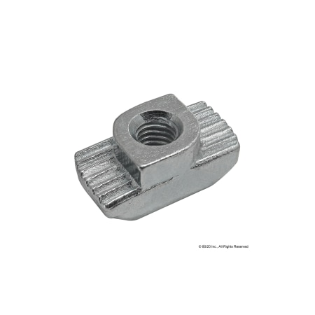 Drop in T-Nut, Steel, Zinc-Plated MPN:13127