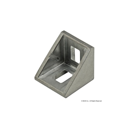 SlottedCornerBracket, Aluminum, 18mm, 18mm MPN:14059