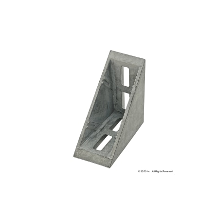 Corner Bracket, Zinc, 76 mm, 76 mm MPN:14100