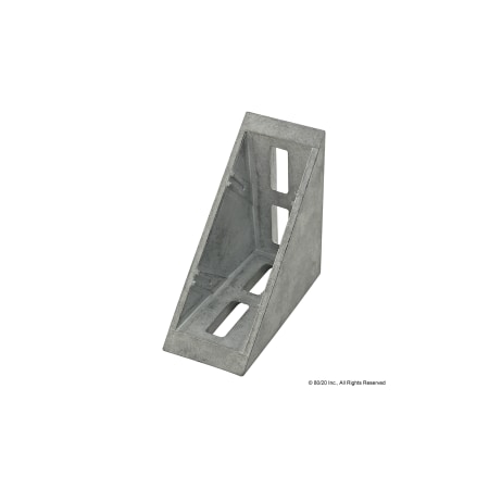 SlottedCornerBracket, Zinc, 76mm, 76mm MPN:14103
