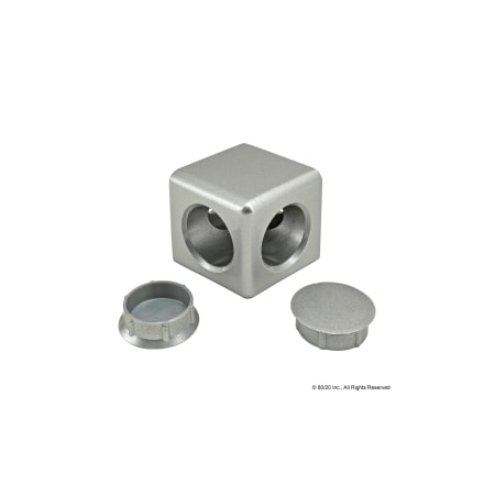 Corner Connector, Aluminum, 40 mm MPN:14172