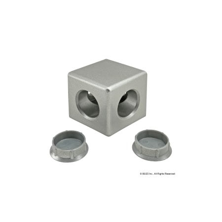 Corner Connector, Aluminum, 45 mm MPN:14174