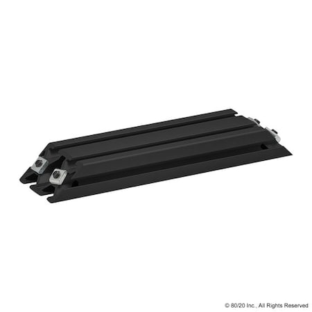 Support, 45 Deg., 20-2040X160mm, Blk Ano MPN:20-2566-BLACK
