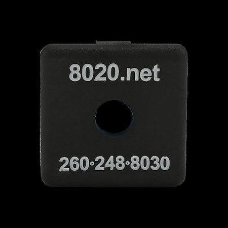 End Cap, Black, Push-Ins, 1010 MPN:2015