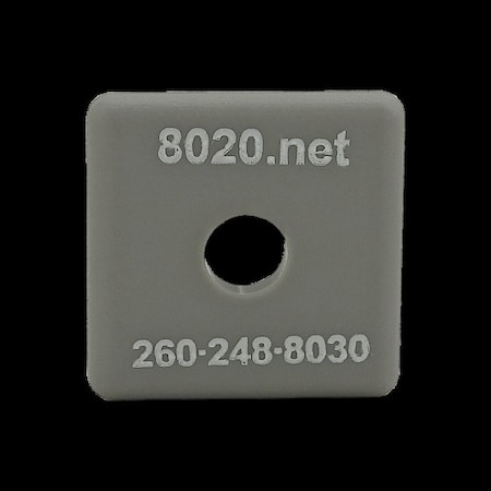 End Cap Gray W/Push-Ins 1010 MPN:2015GRA