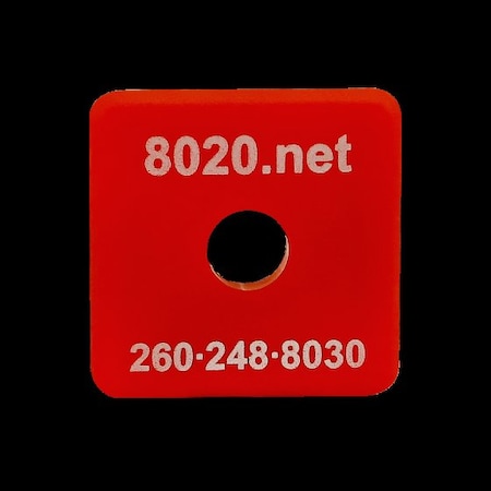 End Cap Red W/Push-Ins 1010 MPN:2015RED