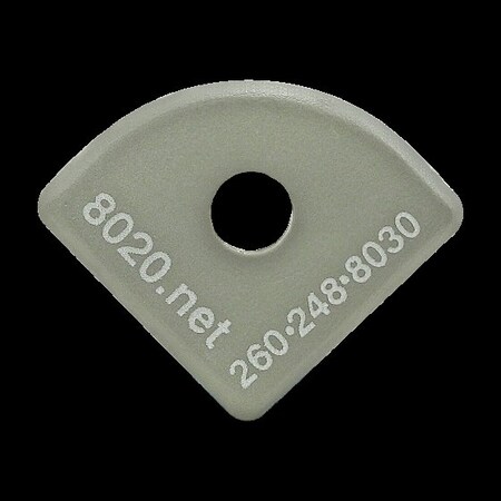 End Cap Gray W/Push-Ins 1012 MPN:2022GRA