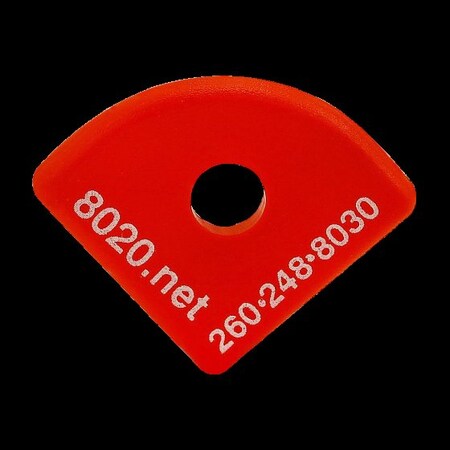 End Cap Red W/Push-Ins 1012 MPN:2022RED