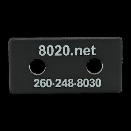 End Cap, Black, Push-Ins, 1020 MPN:2025