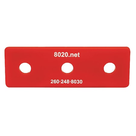 End Cap Red W/Push-Ins 1030 MPN:2026RED