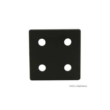 End Cap Black W/Push-Ins 2020 MPN:2028-PLAIN