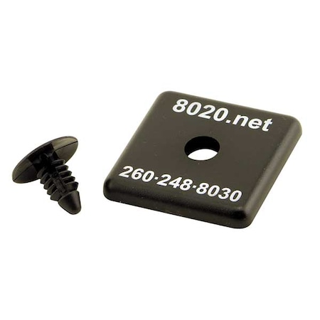 End Cap, 1 1/2 inx3/16 inx1 1/2 in, PK2 MPN:2030-2