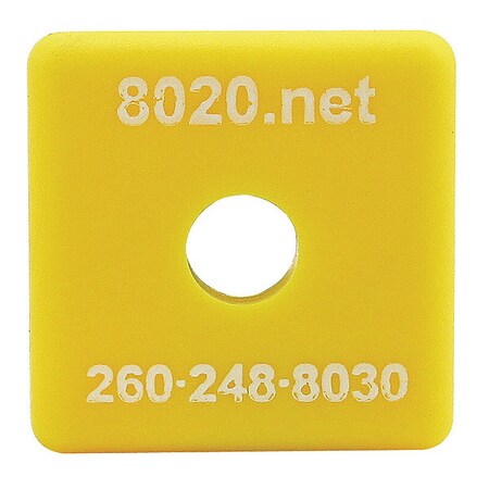 End Cap Yellow W/Push-Ins 1515/1515-Lite MPN:2030YEL