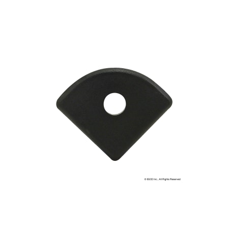 End Cap Black W/Push-Ins 1517 MPN:2035-PLAIN