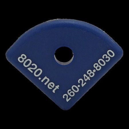 End Cap Blue W/Push-Ins 1517 MPN:2035BLU