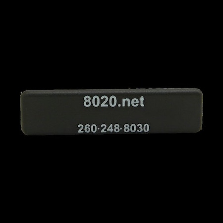 End Cap, Black, 3075 MPN:2037