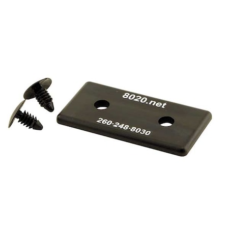 End Cap, 1 1/8 inx3/16 inx3 in, PK2 MPN:2045-2