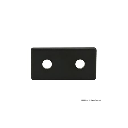 End Cap Black W/Push-Ins 1530/1530-Lite MPN:2045-PLAIN