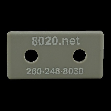 End Cap Gray W/Push-Ins 1530/1530-Lite MPN:2045GRA