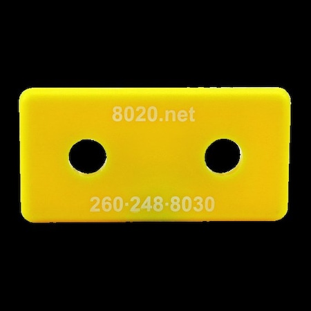 End Cap Yellow W/Push-Ins 1530/1530-Lite MPN:2045YEL