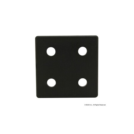 End Cap Black W/Push-Ins 3030 MPN:2050-PLAIN