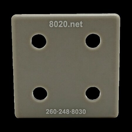 End Cap Gray W/Push-Ins 3030 MPN:2050GRA