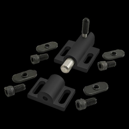 Black Deadbolt W/ Top Latch MPN:2053-BLACK