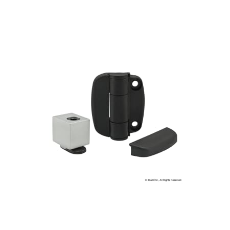 Detent Hinge, 1O S, Black MPN:2071