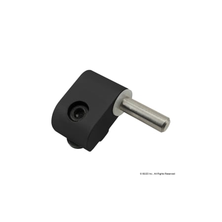 LiftOffHinge, Alum, Blk, 15/32in, 3/4in MPN:2073-BLACK