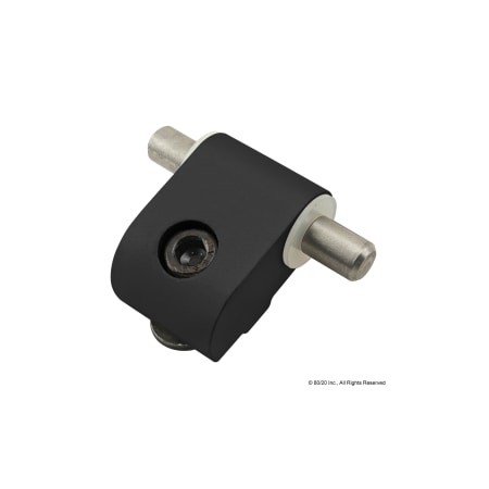 LiftOffHinge, Alum, Blk, 3/4in, 15/32in MPN:2078-BLACK