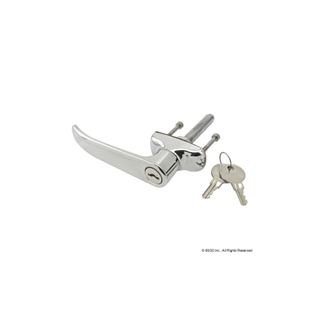 L-Handle, Chrome Locking MPN:2087