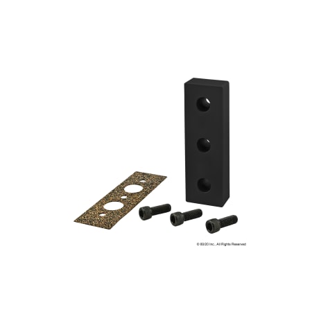 Pressure Manifold Feed Plate, 3 Hole MPN:2161-BLACK