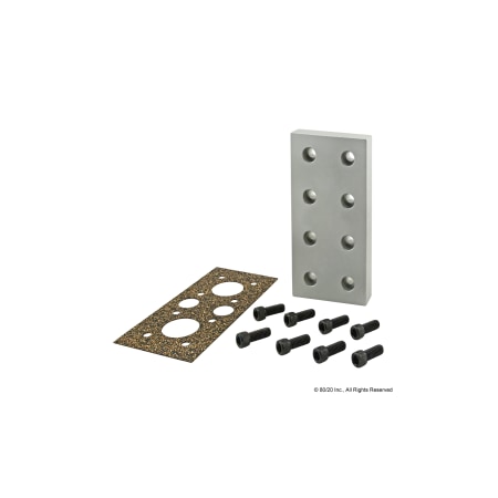 Pressure Manifold, Stopper Plate, 8 Hole MPN:2163