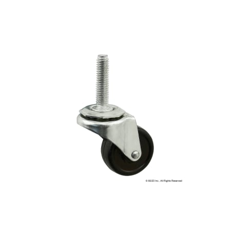 Swivel Caster, 3/8-16 Stem, 1.62