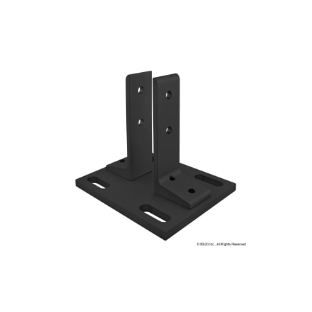 Black Floor Mount Base Plate For 1515 MPN:2390-BLACK