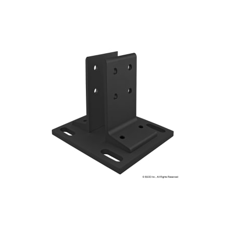 Black Floor Mount Base Plate For 1530 MPN:2400-BLACK