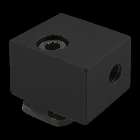 Black 15 S Panel Mount Block MPN:2425-BLACK