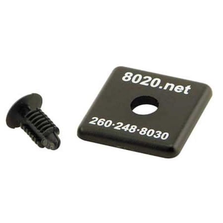 End Cap, 25 mmx3 mmx25 mm, PK2 MPN:25-2015-2