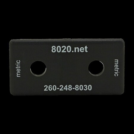 End Cap Black W/Push- Ins 25-2550 MPN:25-2025