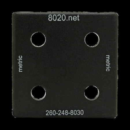 End Cap Black W/Push- Ins 25-5050 MPN:25-2028