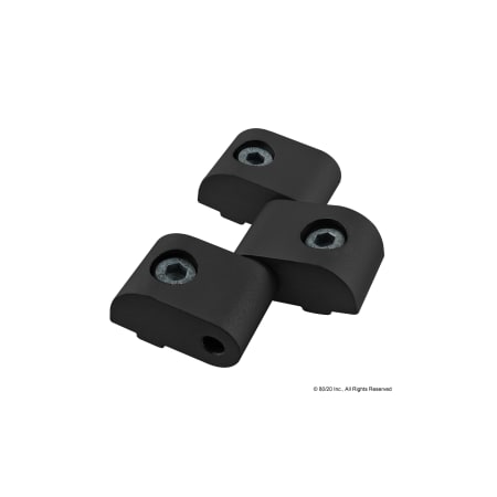Black 25 S Heavy Duty Hinge Assembly MPN:25-2066-BLACK
