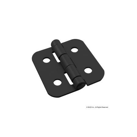 Black 25 S Aluminum Hinge MPN:25-2086-BLACK