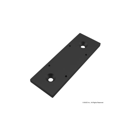 Keeper Mt Plate, Grabber Door Catch 25S MPN:25-2122-BLACK